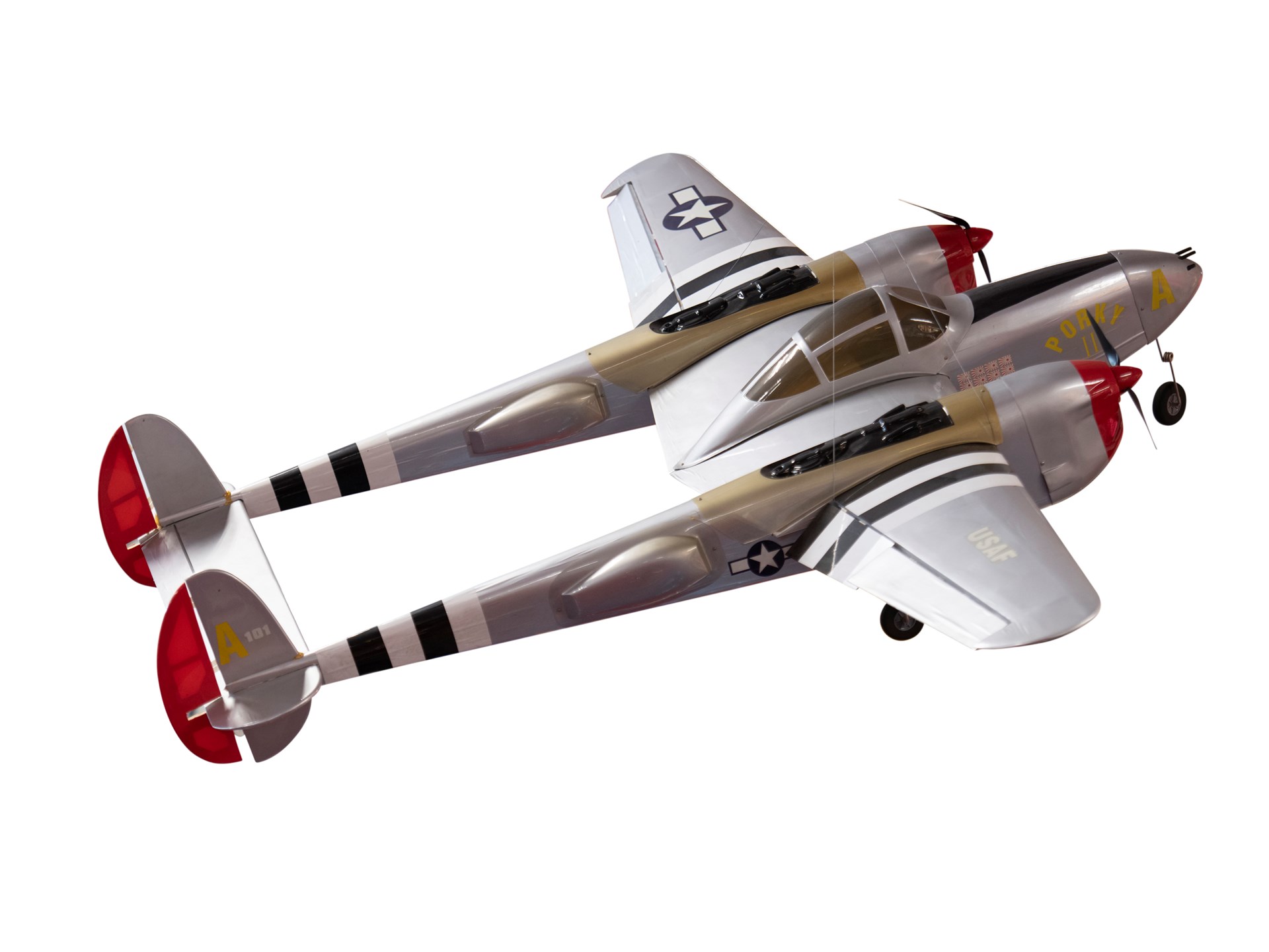 Usaaf Lockheed P Lightning Model Airplane Gene Ponder Collection My