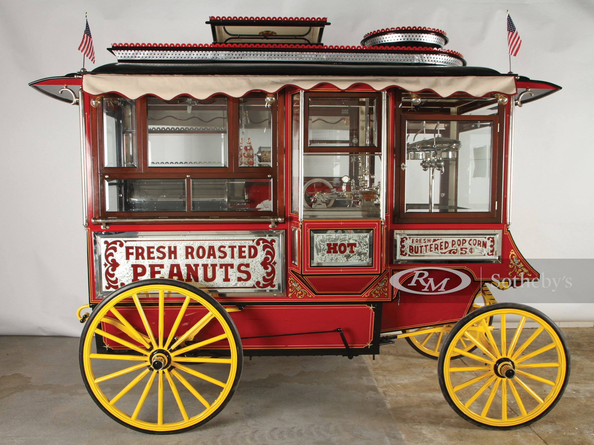 1903 Cretors Model C Popcorn Wagon with Custom Trailer | Auburn Spring ...