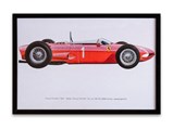 Five Ferrari Themed Artworks - $