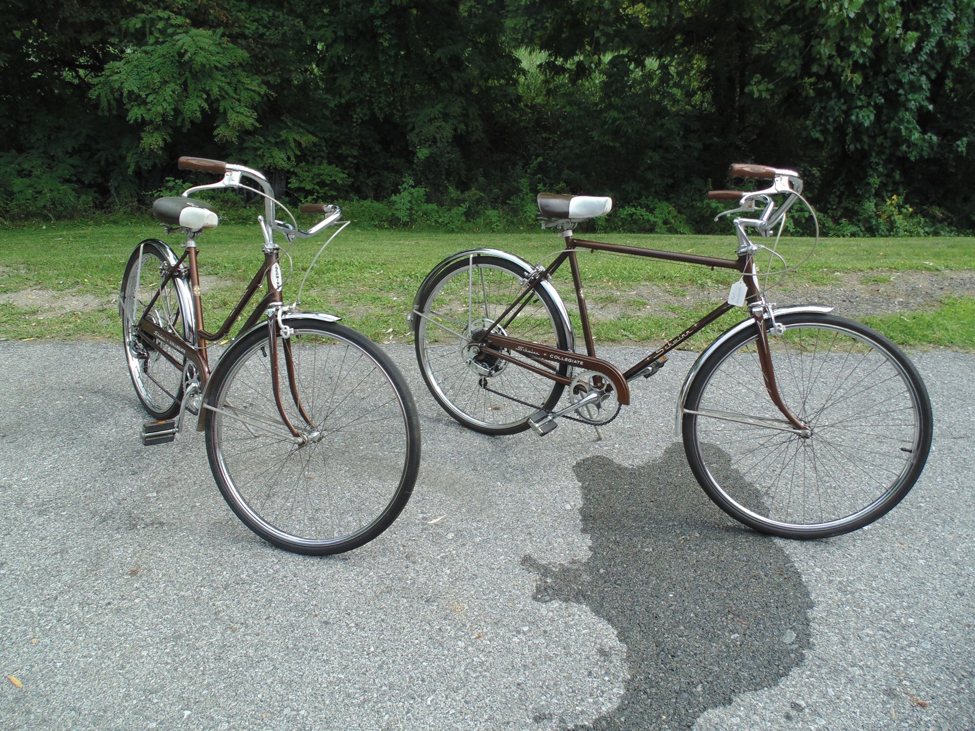 Pair of 1969 Schwinn Collegiate Bikes, unrestored original condition ...