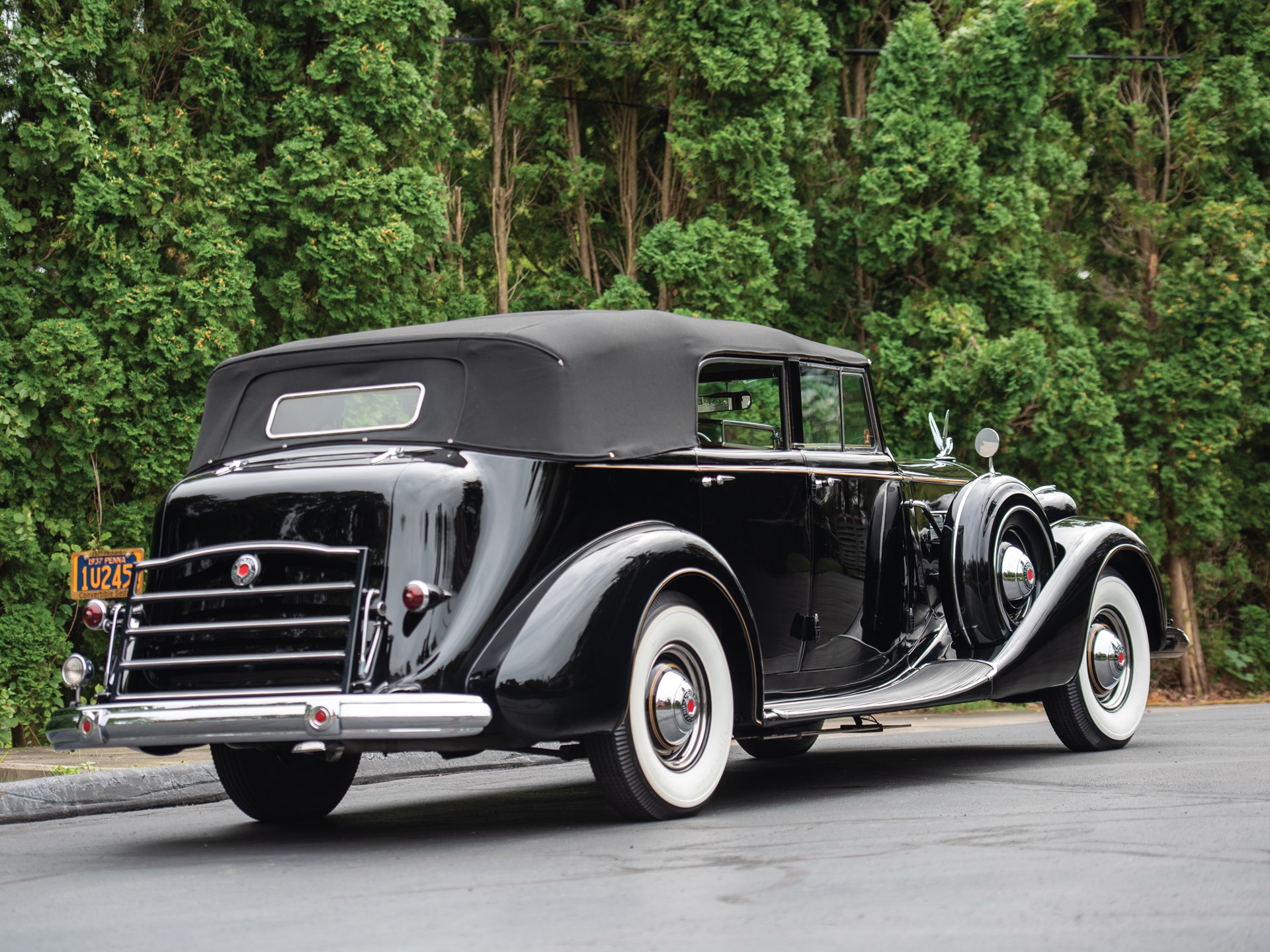 1937 Packard Super Eight Convertible Sedan | Hershey 2019 | RM Sotheby's