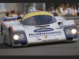 The Porsche sported race number “3” and wore a Rothmans-Porsche livery at the 1985 24 Hours of Le Mans.