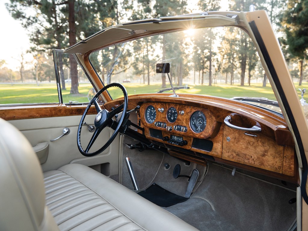 1959 RollsRoyce Silver Cloud I Drophead Coupe by H.J. Mulliner offered at RM Sothebys Amelia Island live auction 2019