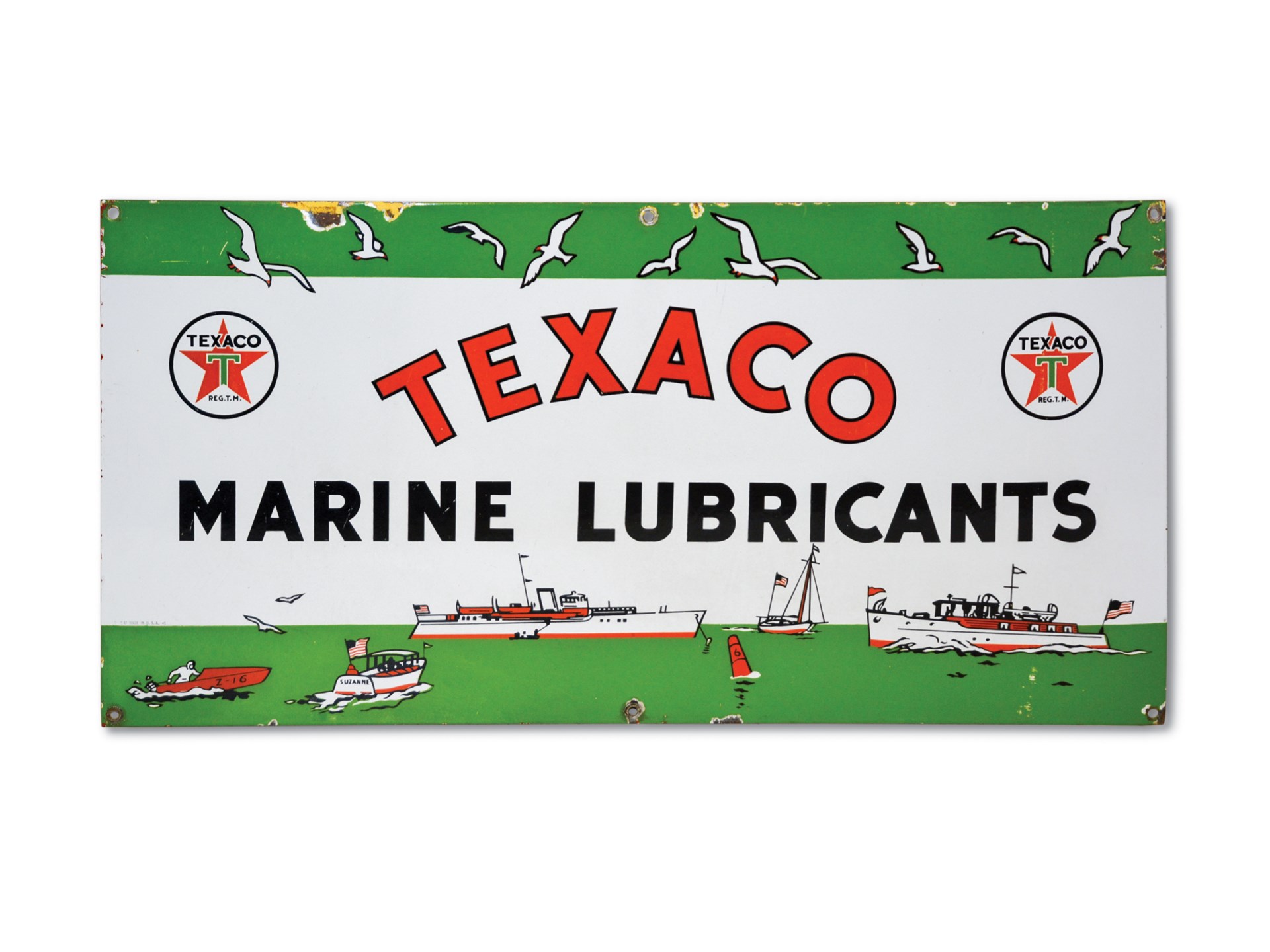 Texaco Marine Lubricants Sign | Auburn Spring 2019 | RM Sotheby's