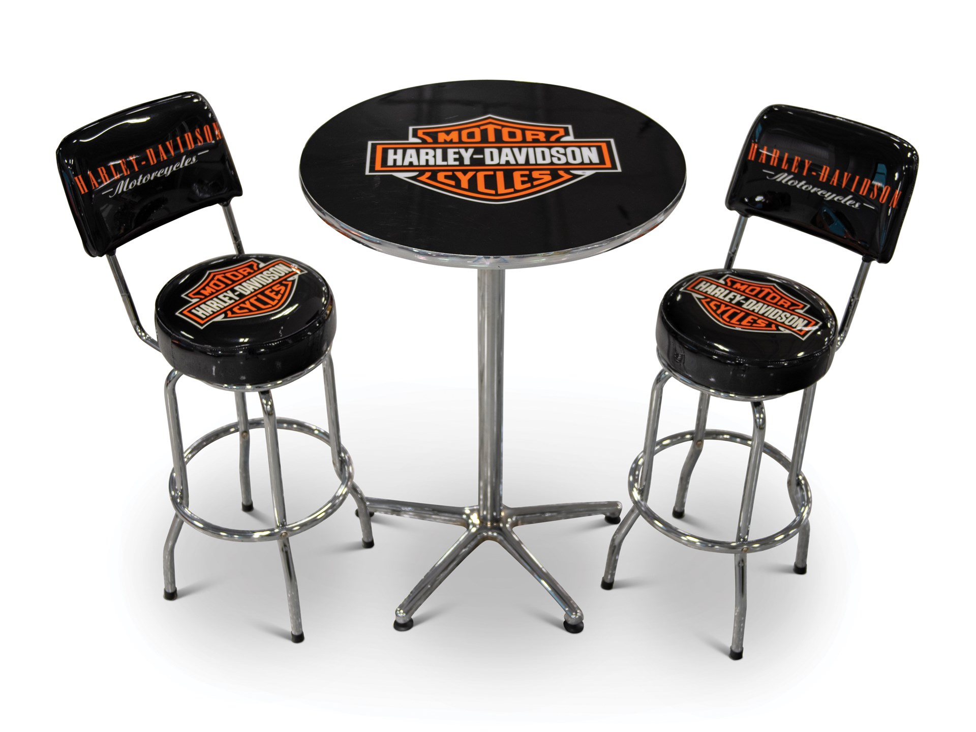 harley davidson kitchen table and chair