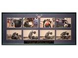 Paul Newman Driving "Grave Digger," Framed Collage of Eight Photographs