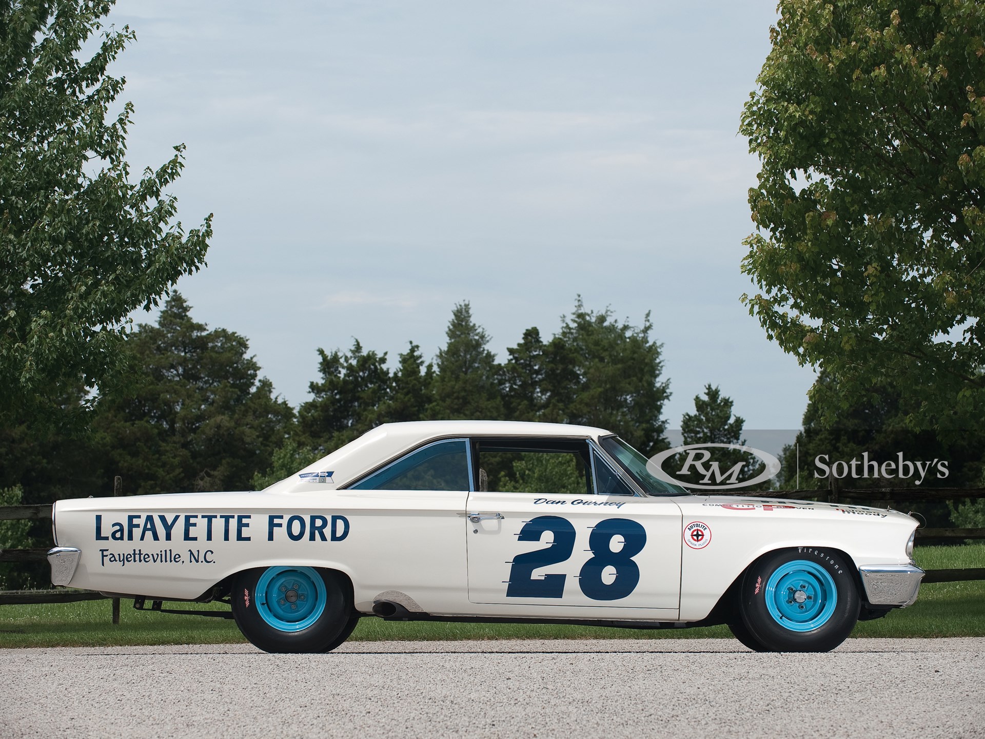 1963 1/2 Ford Galaxie Holman & Moody NASCAR Race Car | Sports ...