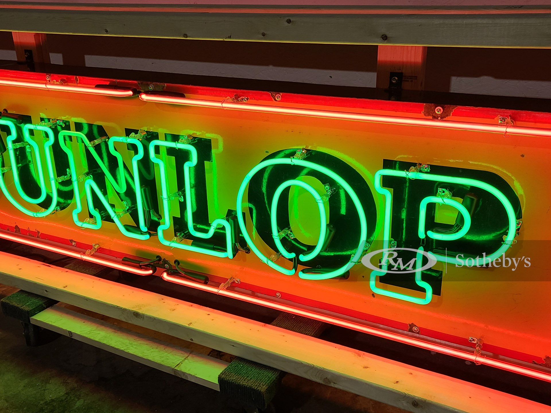 Dunlop Neon Porcelain Sign | Handle with Fun | RM Online Only