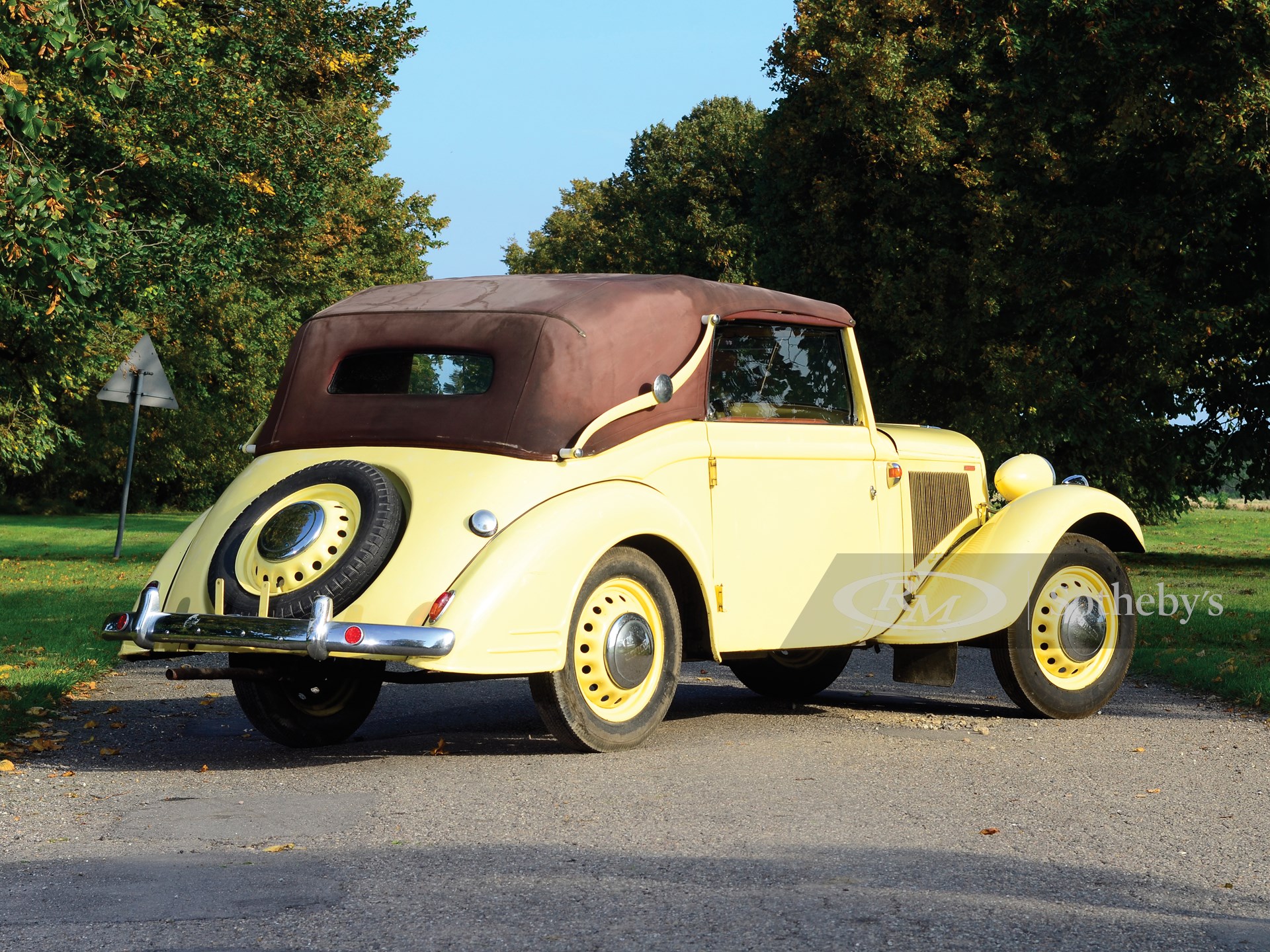 1937 Adler Trumpf Junior | Aalholm Automobile Collection 2012 | RM Auctions