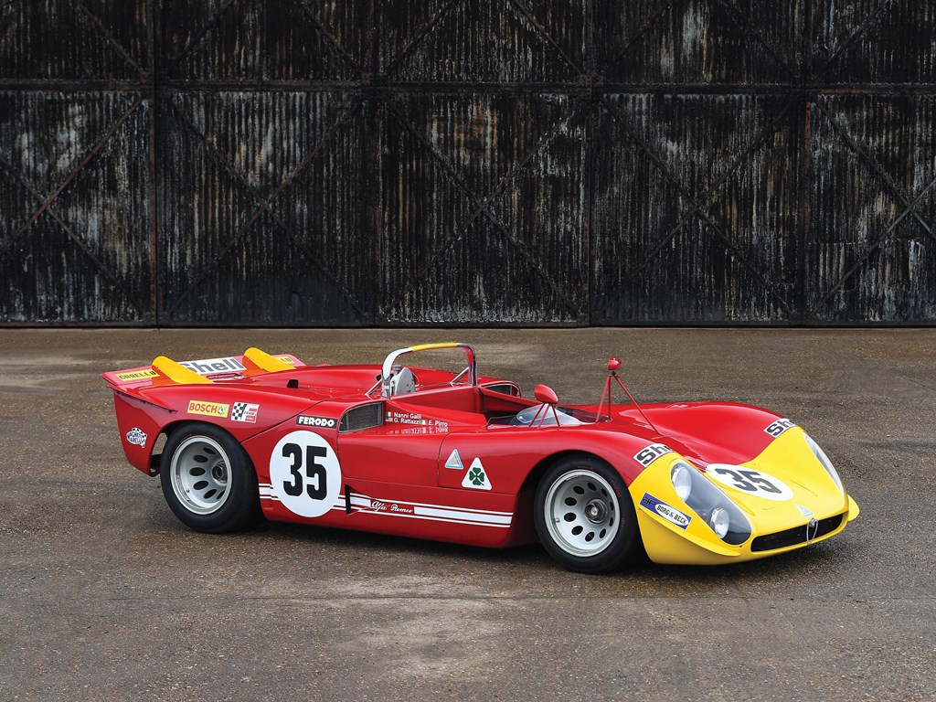 1969 Alfa Romeo Tipo 333 Sports Racer offered at RM Sothebys Monaco live auction 2022