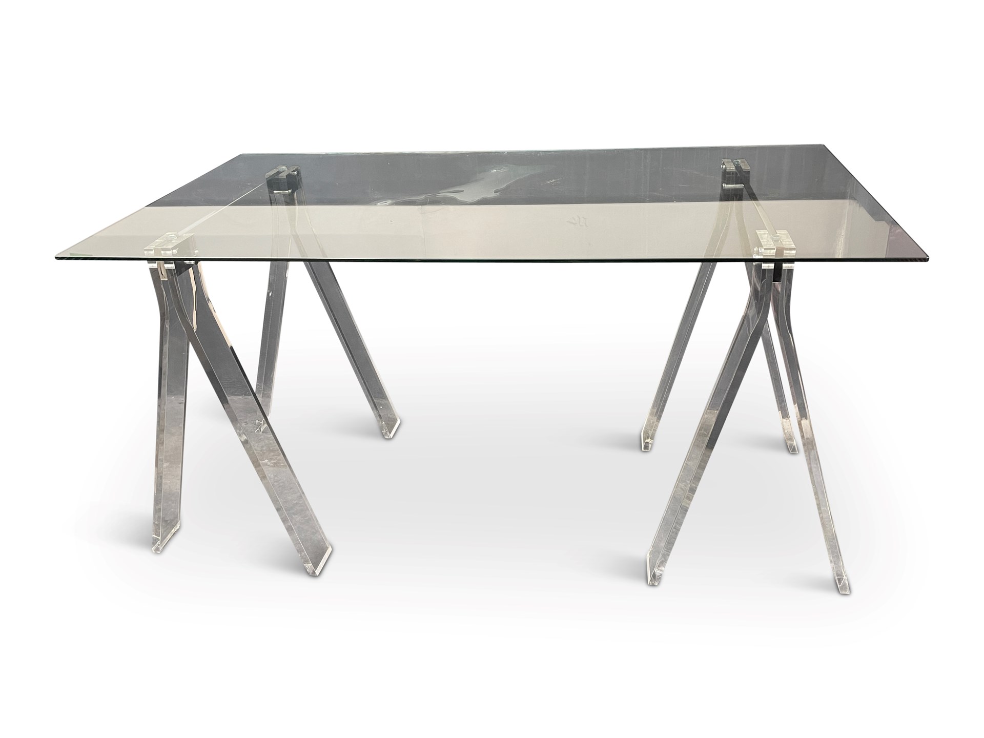 Two Glass Tables Gene Ponder Collection RM Sotheby's