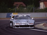 The number 43 Venturi was driven by Cléruci, Lécuyer, and Chauvin during the 1995 24 Hours of Le Mans.