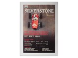 "Silverstone 17th International Daily Express Trophy 15th May 1965" British Racing Drivers Club Vintage Event Poster