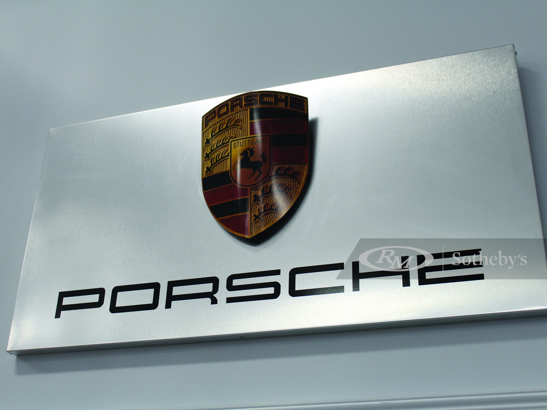 Porsche Dealer Wall Sign 46in X 24in Fort Lauderdale