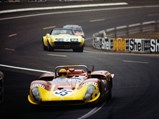 1969 Alfa Romeo Tipo 33/3 Sports Racer - $Autodelta’s Tipo 33/3 wearing the race number “35” holds off the Chevrolet Corvette C3 entered by Greder Racing at the 1970 24 Hours of Le Mans.
