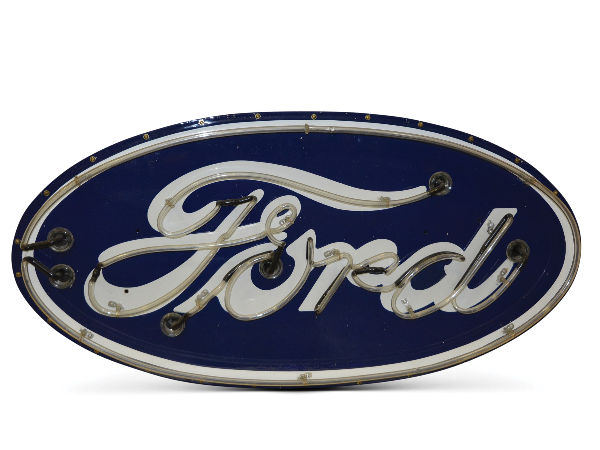 Ford Oval Neon Porcelain Sign | Auburn Fall 2019 | RM Sotheby's