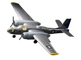 U.S. Navy Douglas A-26 Invader "Lucky Strike" Model Airplane 