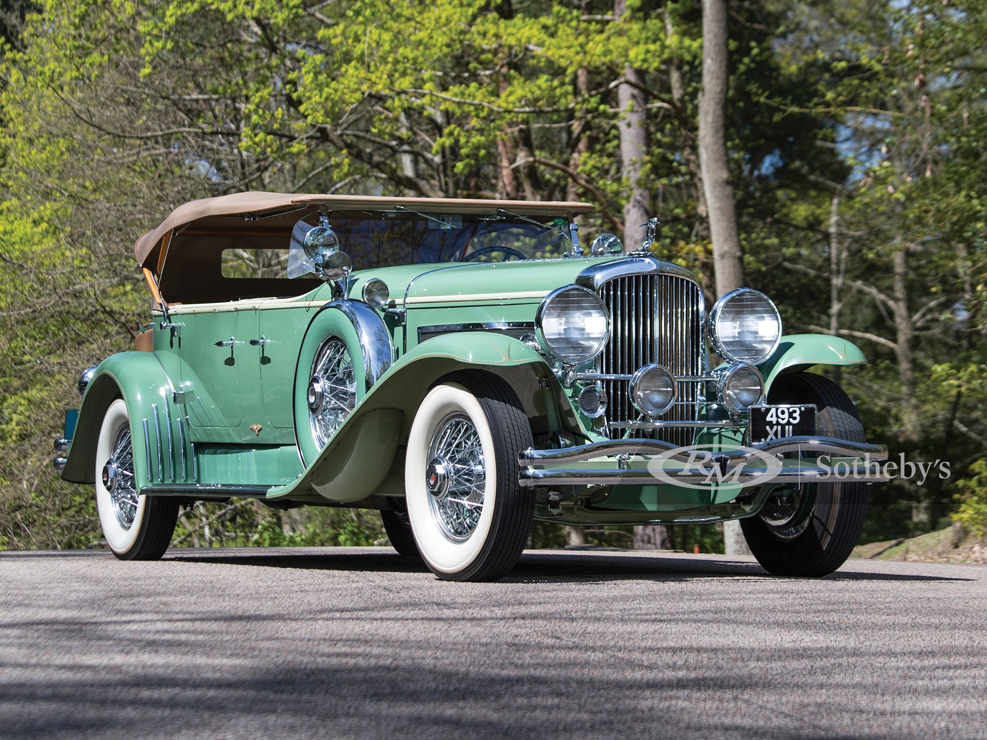 1931 Duesenberg Model J Tourster by Derham | Monterey 2016 | RM Sotheby's