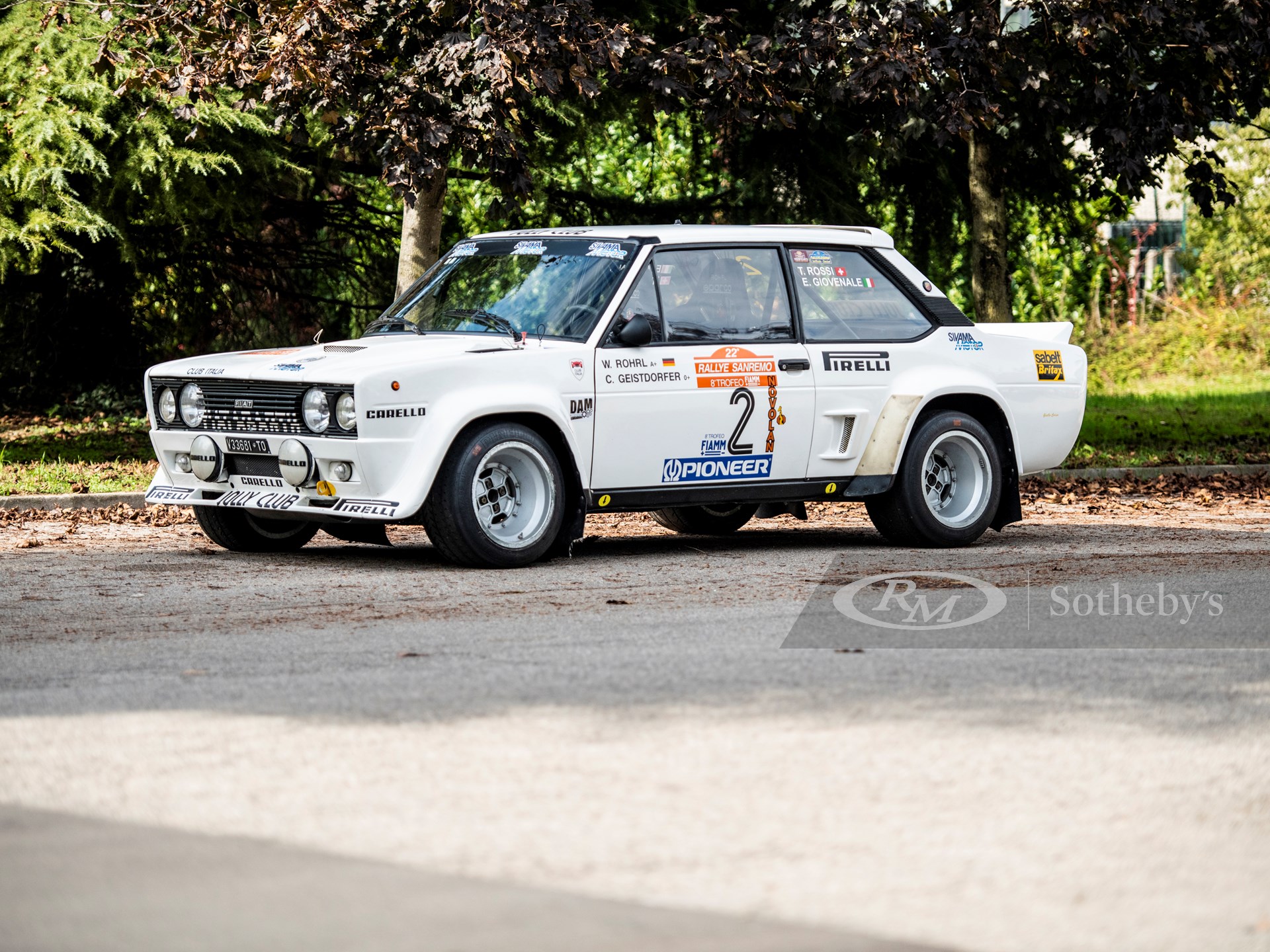 1980 Fiat 131 Abarth Rally London RM Online Only