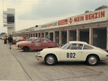 The Porsche 911 can be seen here at the Nürburgring in September 1968, event unknown.