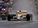 Riccardo Patrese behind the wheel of the Williams FW12C during the 1989 season.