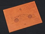Ferrari F40 Owner’s Manual and Pouch, Factory Literature, Seat Covers, and Schedoni Presentation Piece