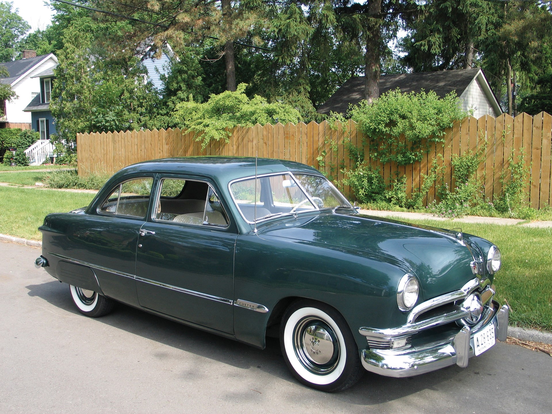 Ford Cars 1950 Models 1950 Ford Custom Deluxe Sedan Car Classic Auction ...