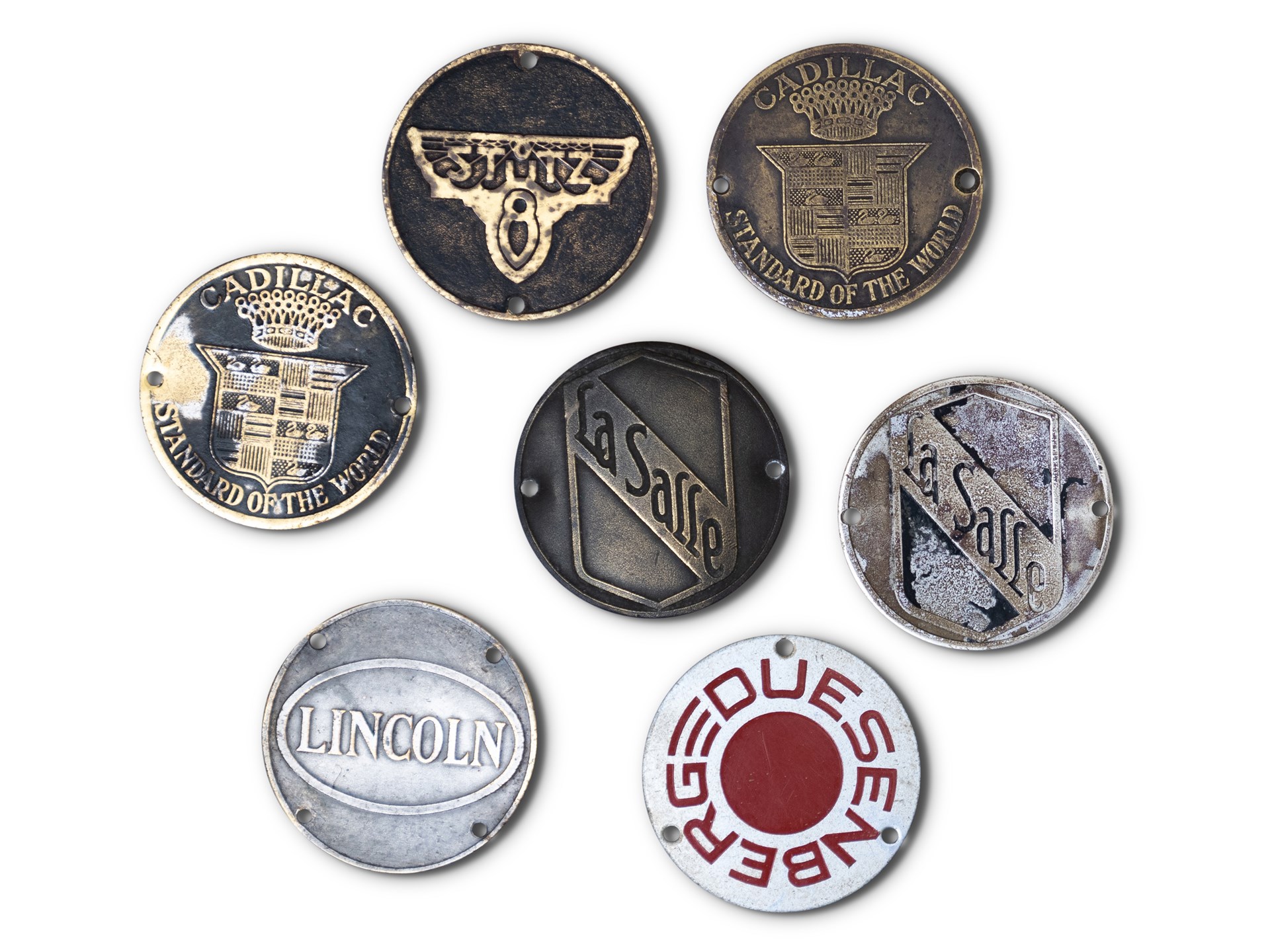 Seven American Car Badges | THE MITOSINKA COLLECTION | RM Sotheby's