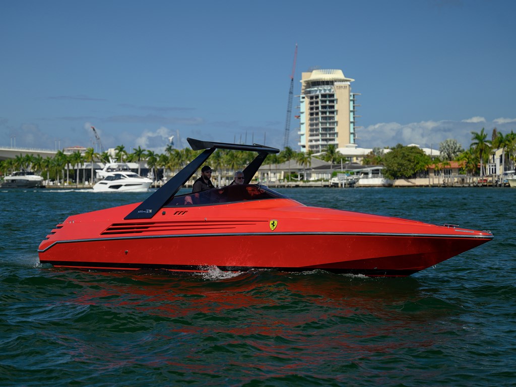 1990 Riva Ferrari 32 offered at RM Sothebys Fort Lauderdale 2022 live auction