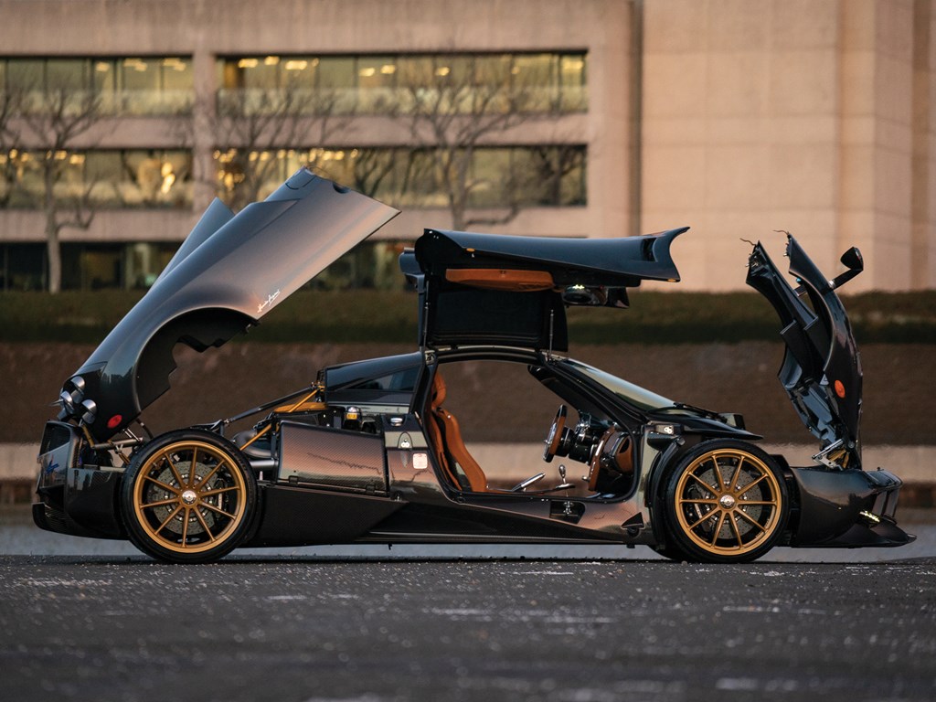 2014 Pagani Huayra Tempesta Scozia offered at RM Sothebys Monterey live auction 2019
