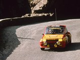 Chassis B0000036 pictured in one of the stages of the 1980 Tour de Corse, driven by Jean Ragnotti.