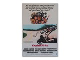 Grand Prix Framed Picture and Framed Movie Poster on Canvas