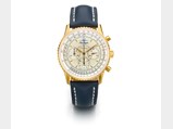 Breitling, Limited Edition Yellow Gold Automatic Chronograph Wristwatch with Registers