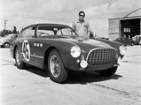 Peter Yung with his Ferrari at Sebring 1953