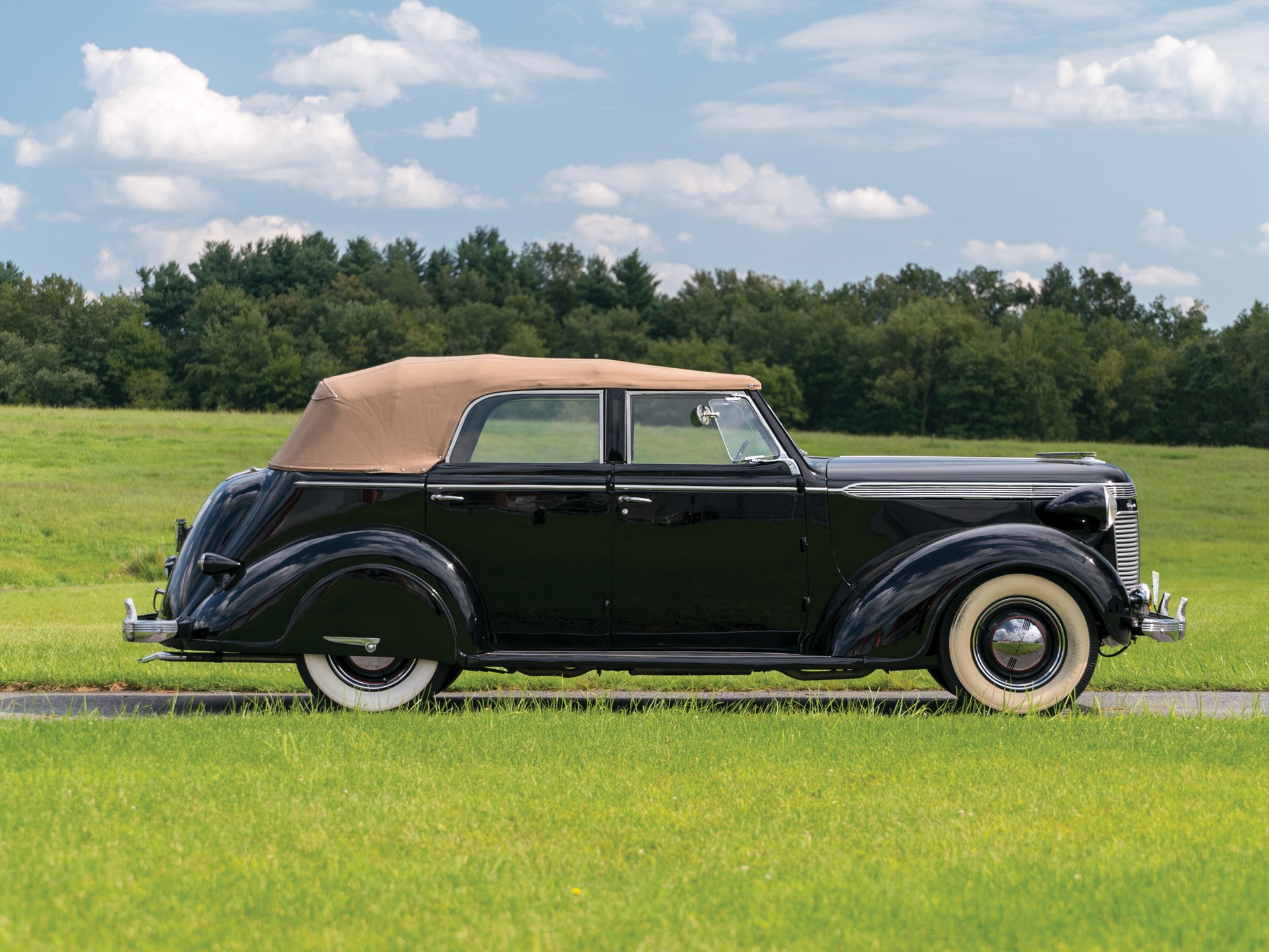 1937 Chrysler Royal Convertible Sedan | Hershey 2017 | RM Sotheby's