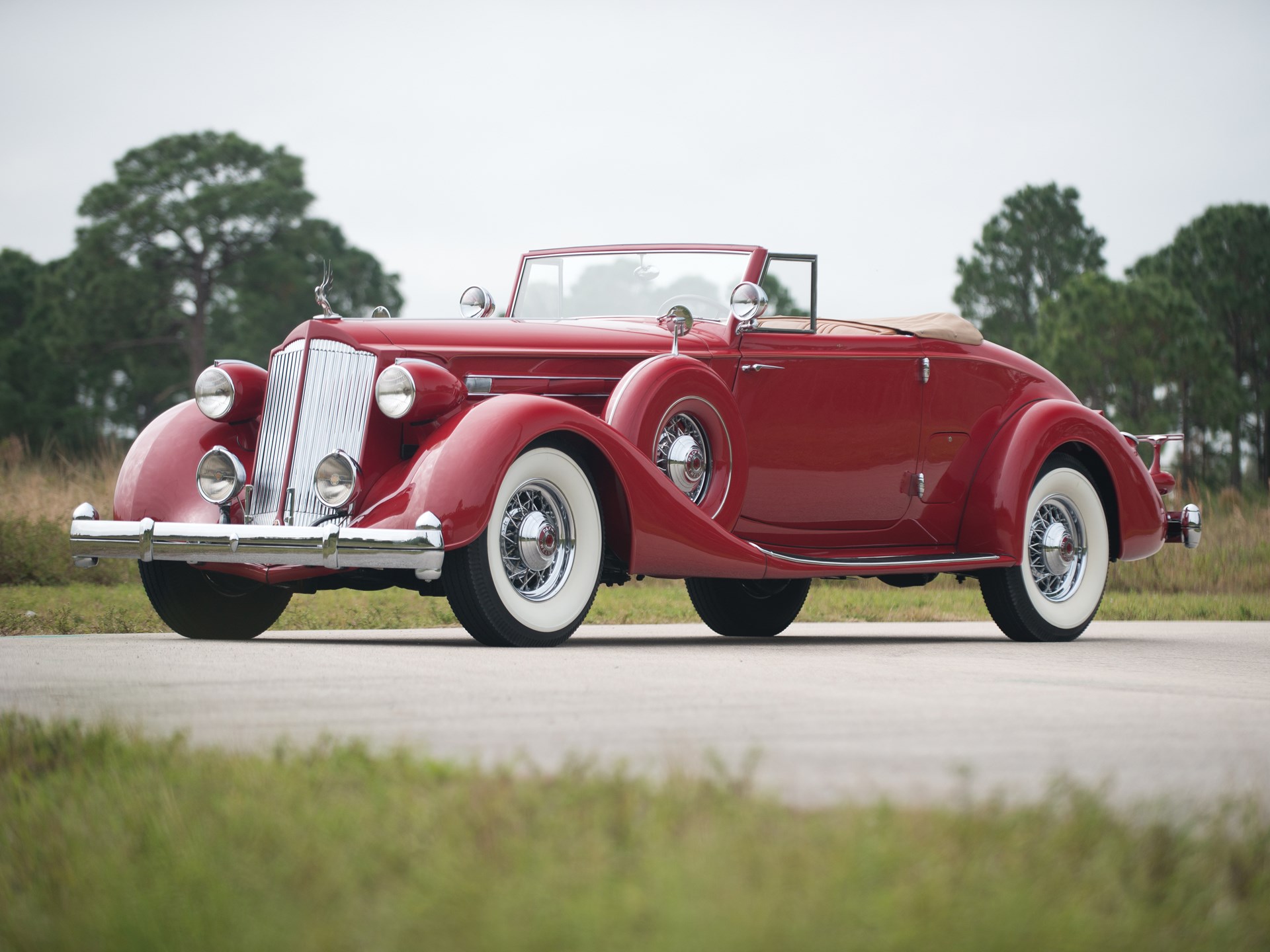 1936 Packard Twelve Coupe Roadster | Amelia Island 2013 | RM Sotheby's