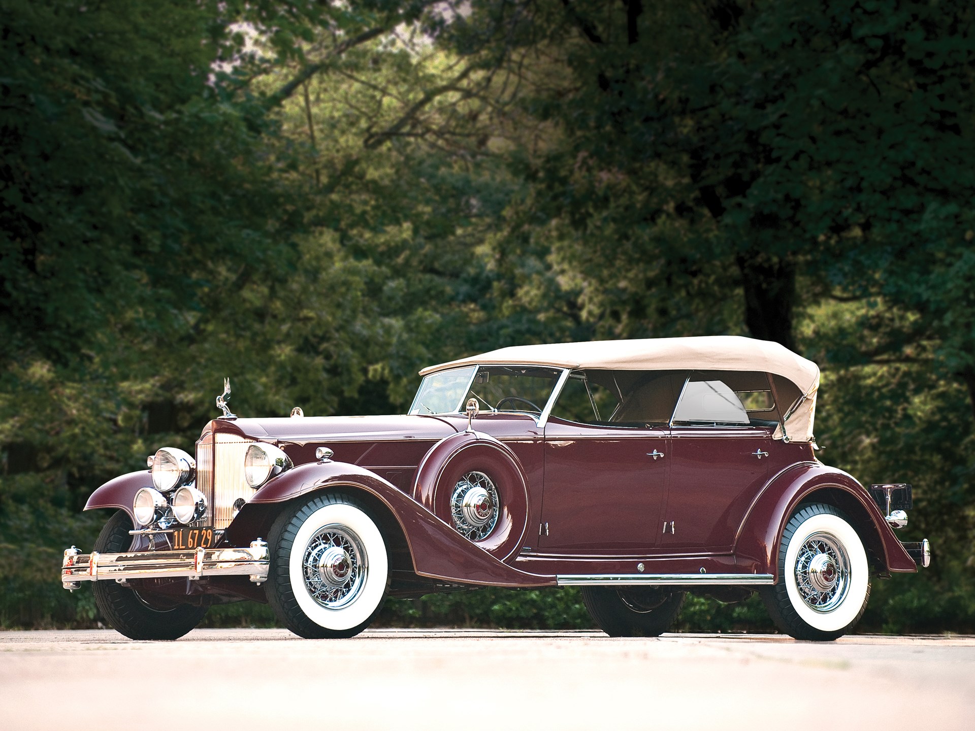 1933 Packard Twelve Sport Phaeton by Dietrich | Arizona 2011 | RM Sotheby's