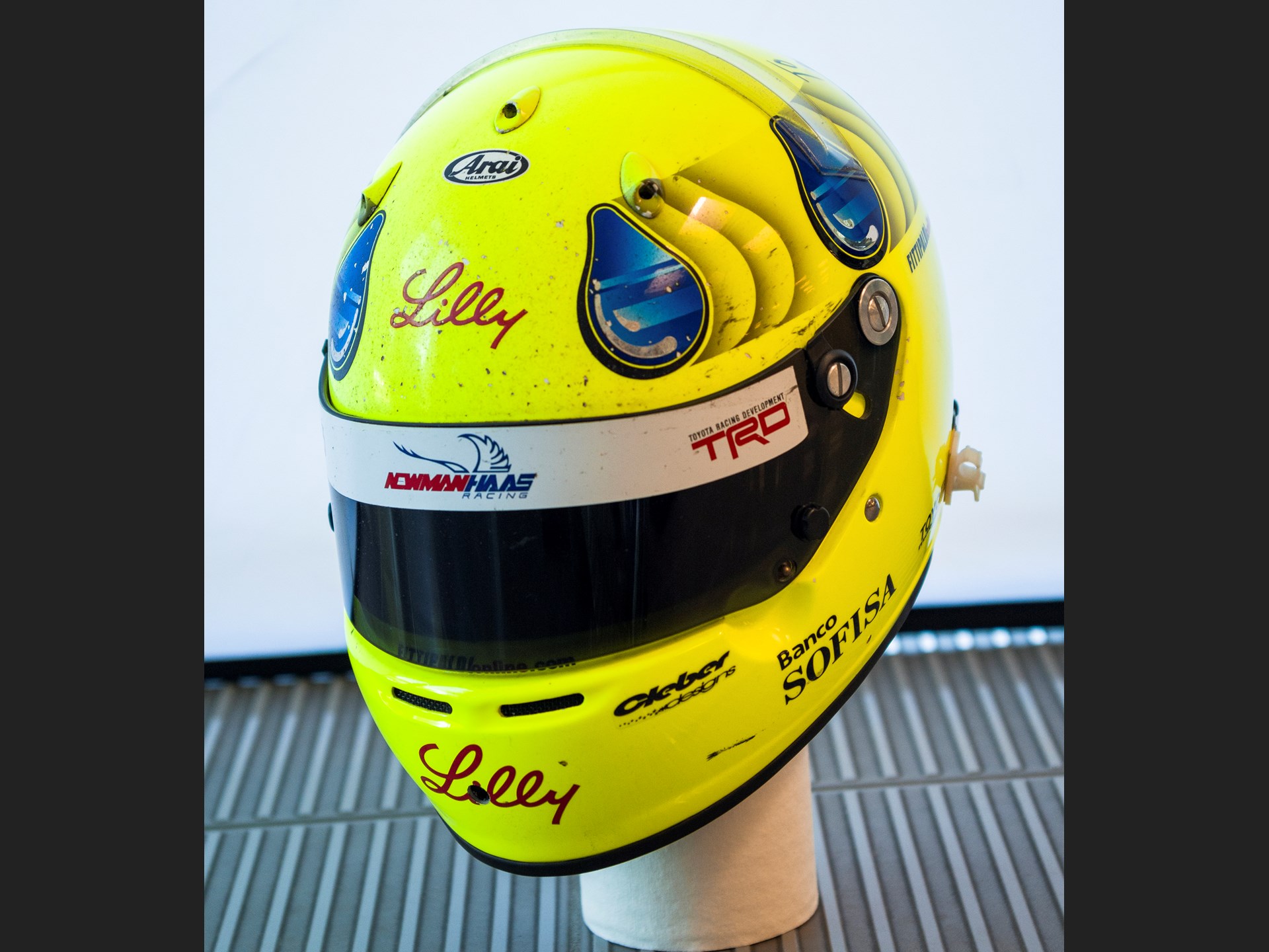 Christian Fittipaldi Race Worn Signed Helmet | Haas Collection | RM ...