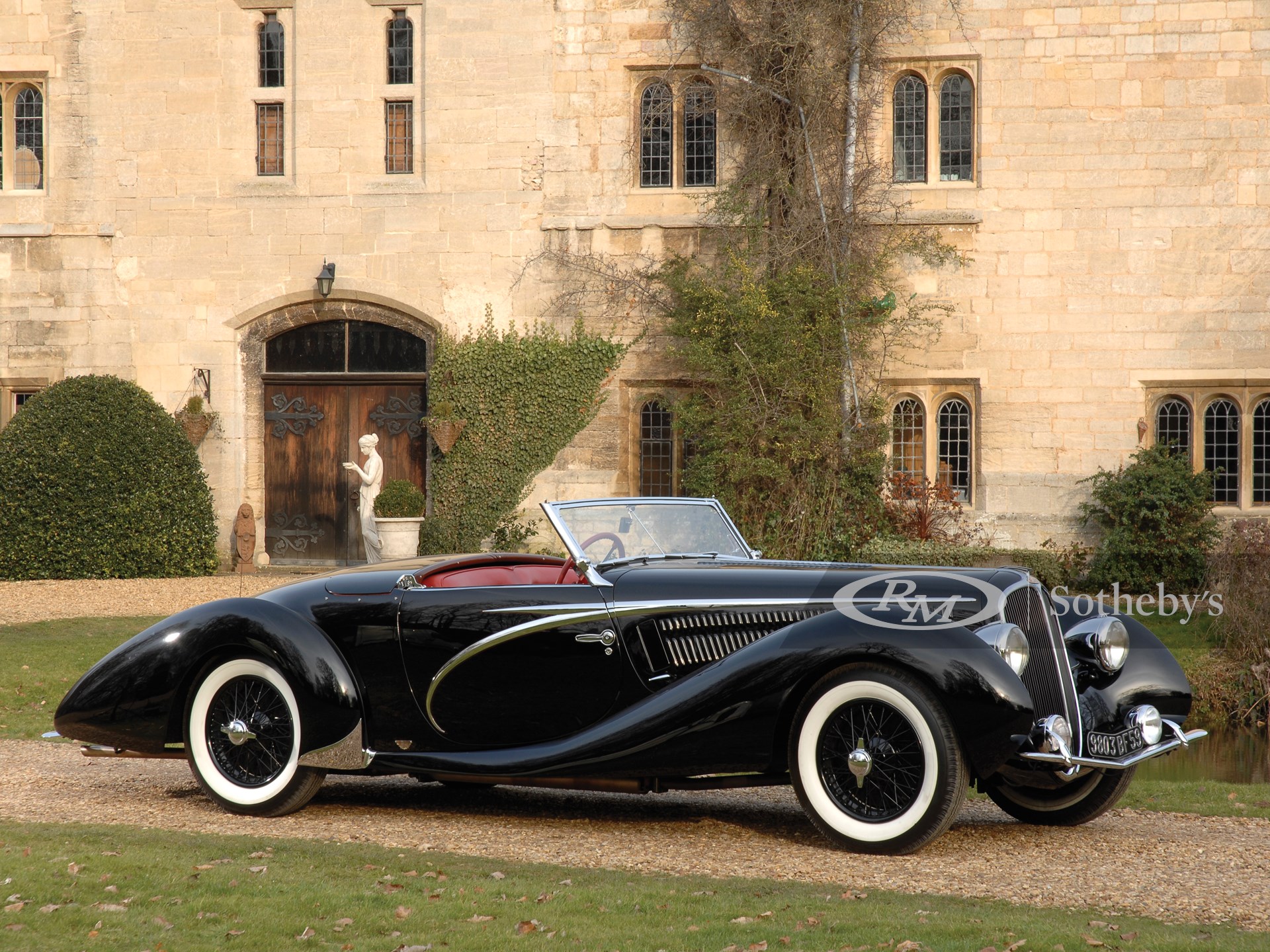 1938 Delahaye 135 MS Competition Cabriolet by Figoni & Falaschi ...