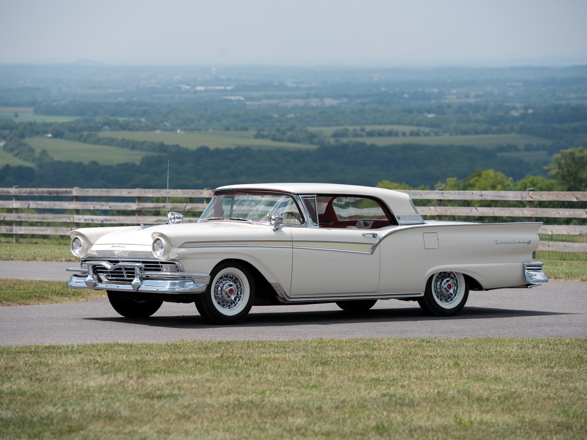 Rm Sothebys 1957 Ford Fairlane 500 Skyliner Retractable Hardtop Hershey 2014