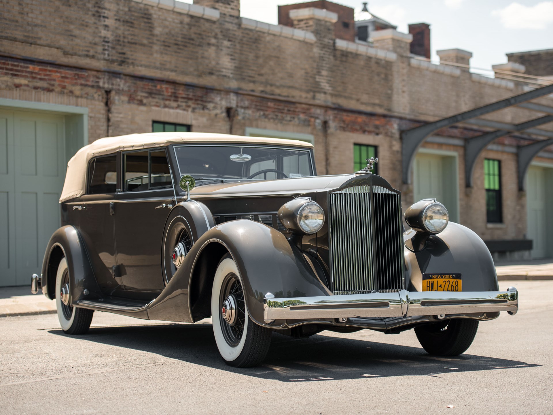 1935 Packard Super Eight Convertible Sedan | Open Roads, Fall | RM ...