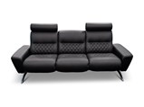 Stressless Black Leather Couch