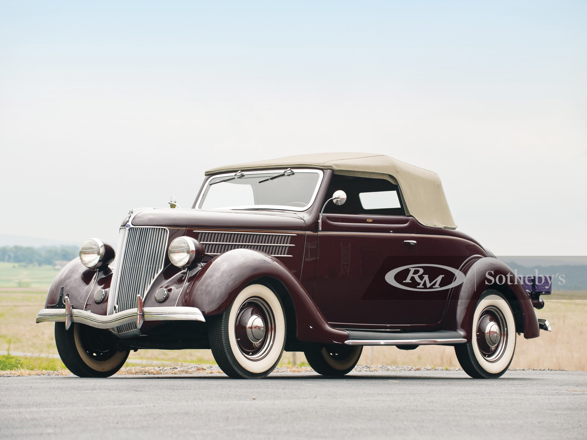 1936 Ford V-8 DeLuxe Cabriolet | The Dingman Collection | RM Auctions