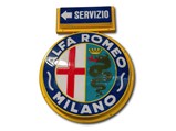 Alfa Romeo and Servizio Illuminated Signs