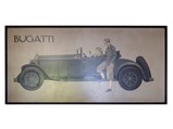 Bugatti Painting and Framed Poster - $