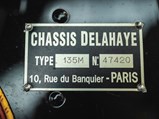 1939 Delahaye 135 Roadster in the style of Figoni et Falaschi