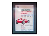Vintage Silverstone Event Poster with Other Wall Décor
