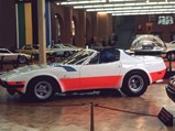 1972 Ferrari 365 GTB/4 NART Spider Competizione by Michelotti - $Chassis no. 15965 on the Michelotti stand at the 1975 Geneva Motor Show.
