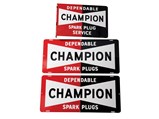 Champion Spark Plugs Signs