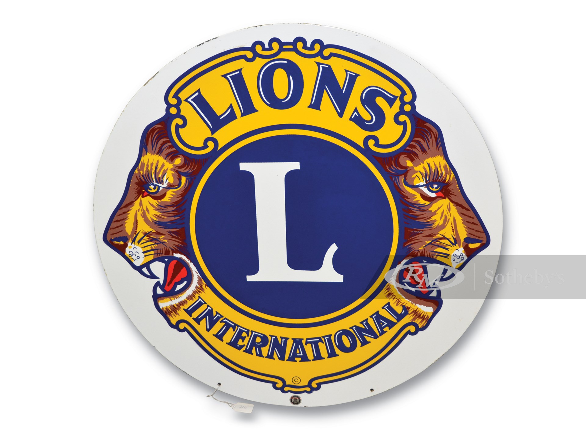 Lions International with Logo Sign | Auburn Spring 2019 | RM Auctions